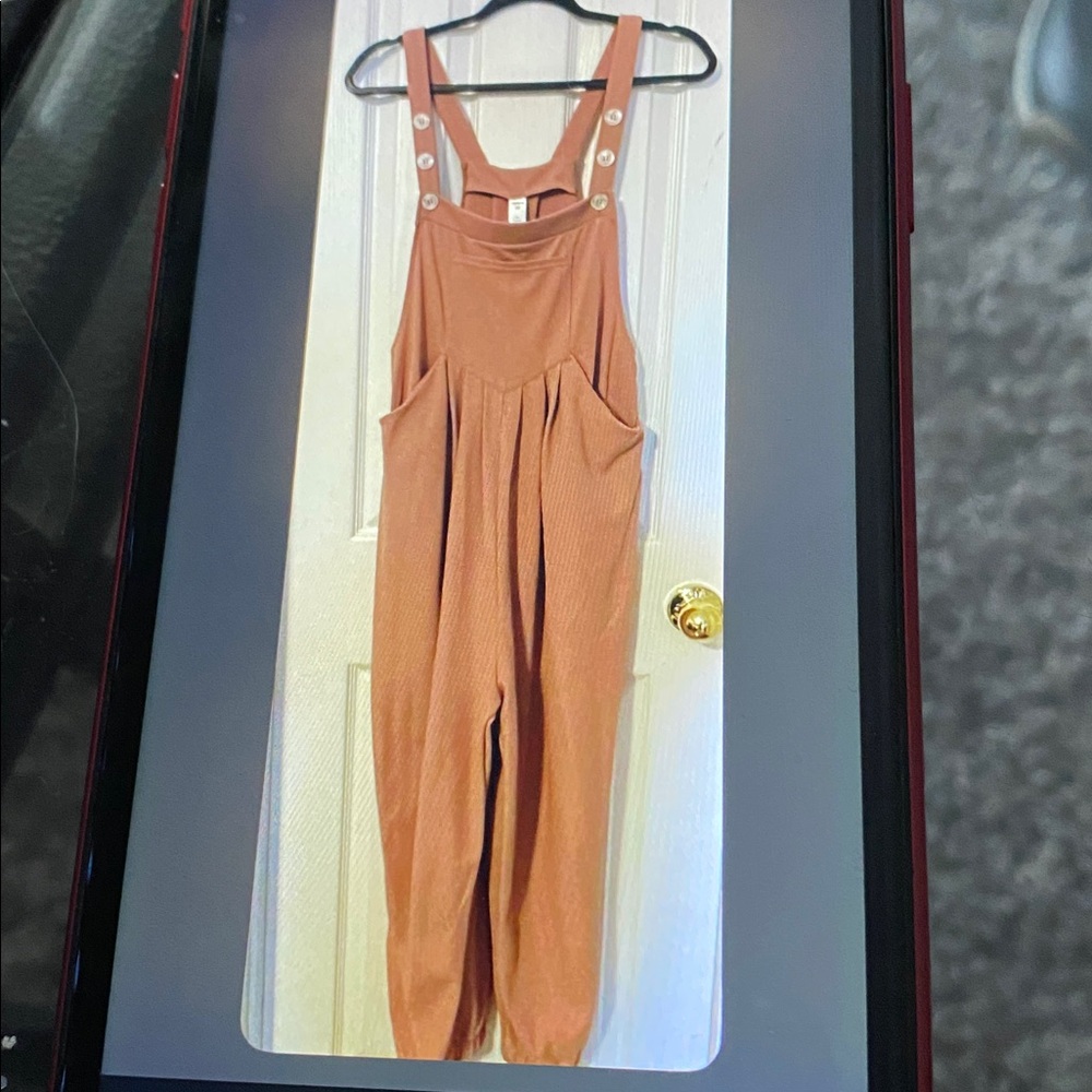 HALARA Peach Overalls